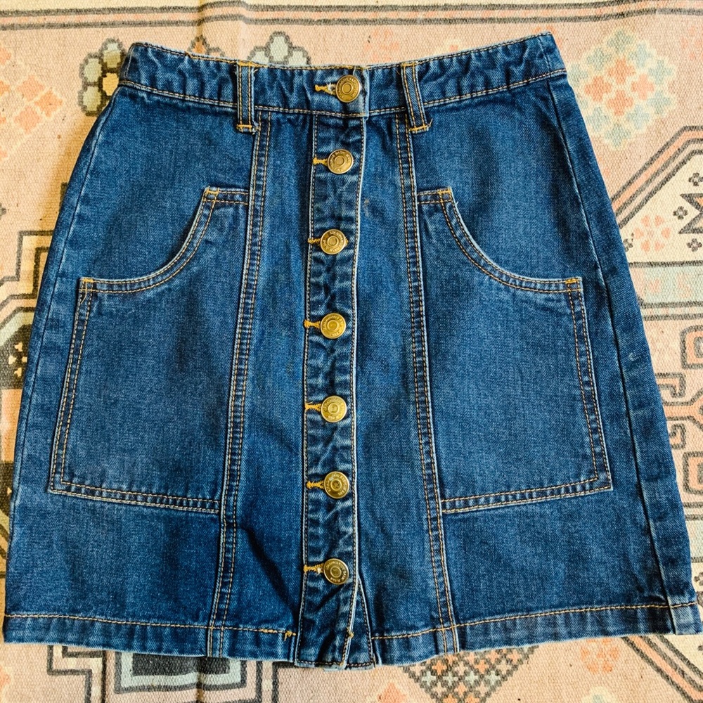 Denim skirt